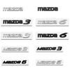 Car Rear Trunk ABS 3 6 Letter Emblem Sticker Decoration for Mazda Axela Atenza Demio MPS MS Cx3 Cx6 RX7 RX8 MX3 CX4 CX5