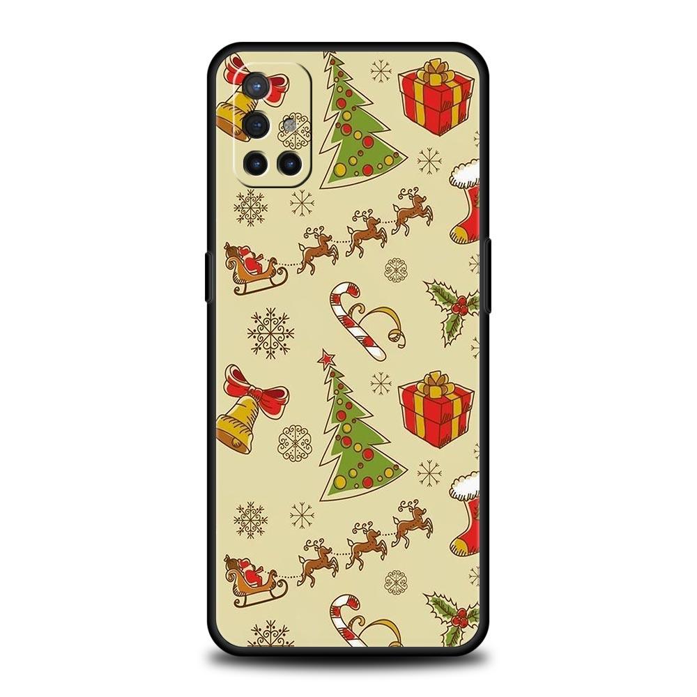 Cartoon Christmas Phone Case For OnePlus 13 12 11 10 9 8 7T Pro 13R 12R 10R 9RT 8T Nord N200 N30 2T CE 2 3 5G Lite Soft Cover