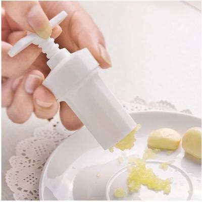Spremiaglio in Plastica Spremi a Vite Pelapatate Schiacciaaglio Bianco Pressa Manuale Strumenti Pratici per la Cucina