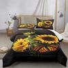 Dream Sun Flowers Bedding Set Duvet Cover Set 3d Bedding Set Digital Printing Bed Linen Queen Size Bedding Set Fashion Design