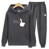 Peace Was Never An Option Two Piece Set  Printing Men Womens Hoodies Tracksuits Jogger Pants Thick Warm Clothes Men