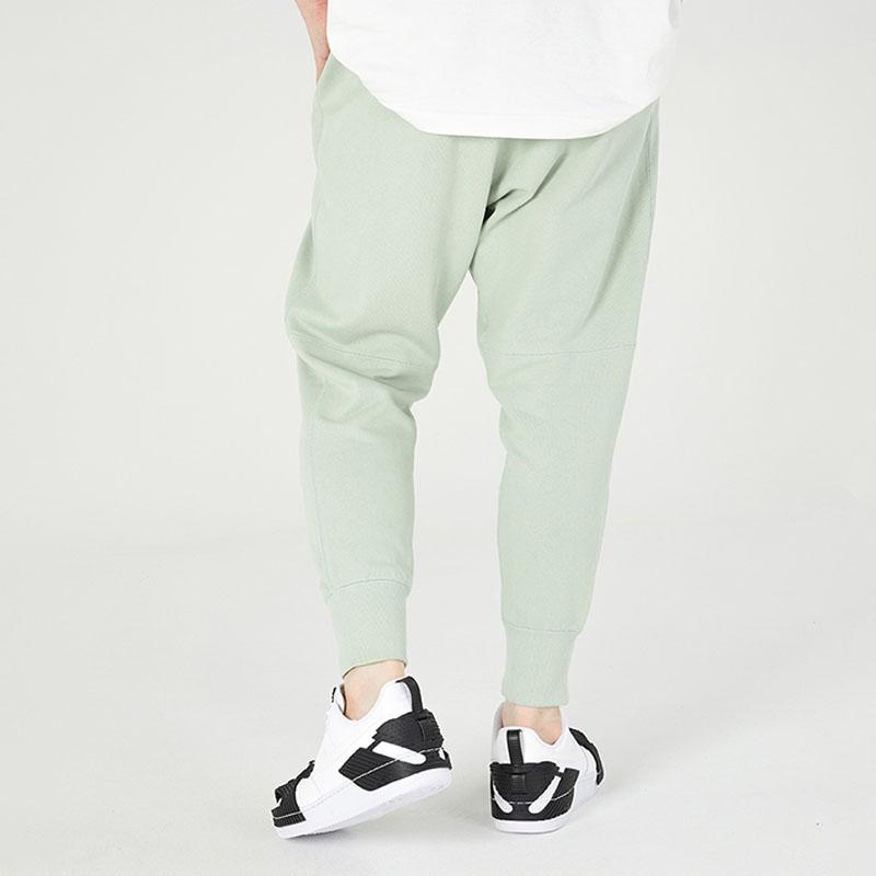 Nike Embroidered Logo Knit Mid-Waist Slim-Fit Joggers Men Bottoms Green Yellow DA0020-017