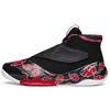 KT6 Cushioning Support Mid-Top Performance Basketball Shoes Men's Black Red Sneakers 112131101-7
