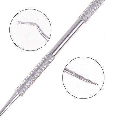 Stainless Nail Care Ingrown Toe Nail Lifter File Double Ended Sided Manicure Pedicure Toenails Clean Foot Care Correction Tool