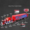 1:24 Peterbilt 389 Heavy Duty Truck Alloy Model Car Toy Diecasts Metal Casting Sound and Light Car Toys For Children Vehicle