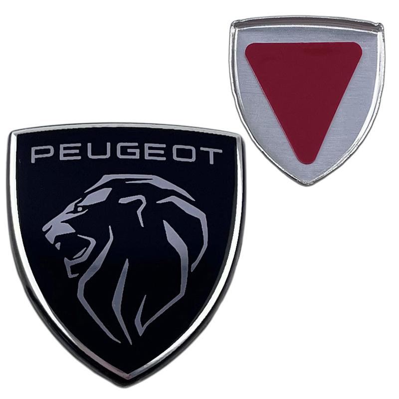 3.2x3.6cm Aluminum Alloy Car Steering Wheel Center W Sticker for Peugeot 308 307 408 208 508 3008 2008 5008 Emblem Accessories