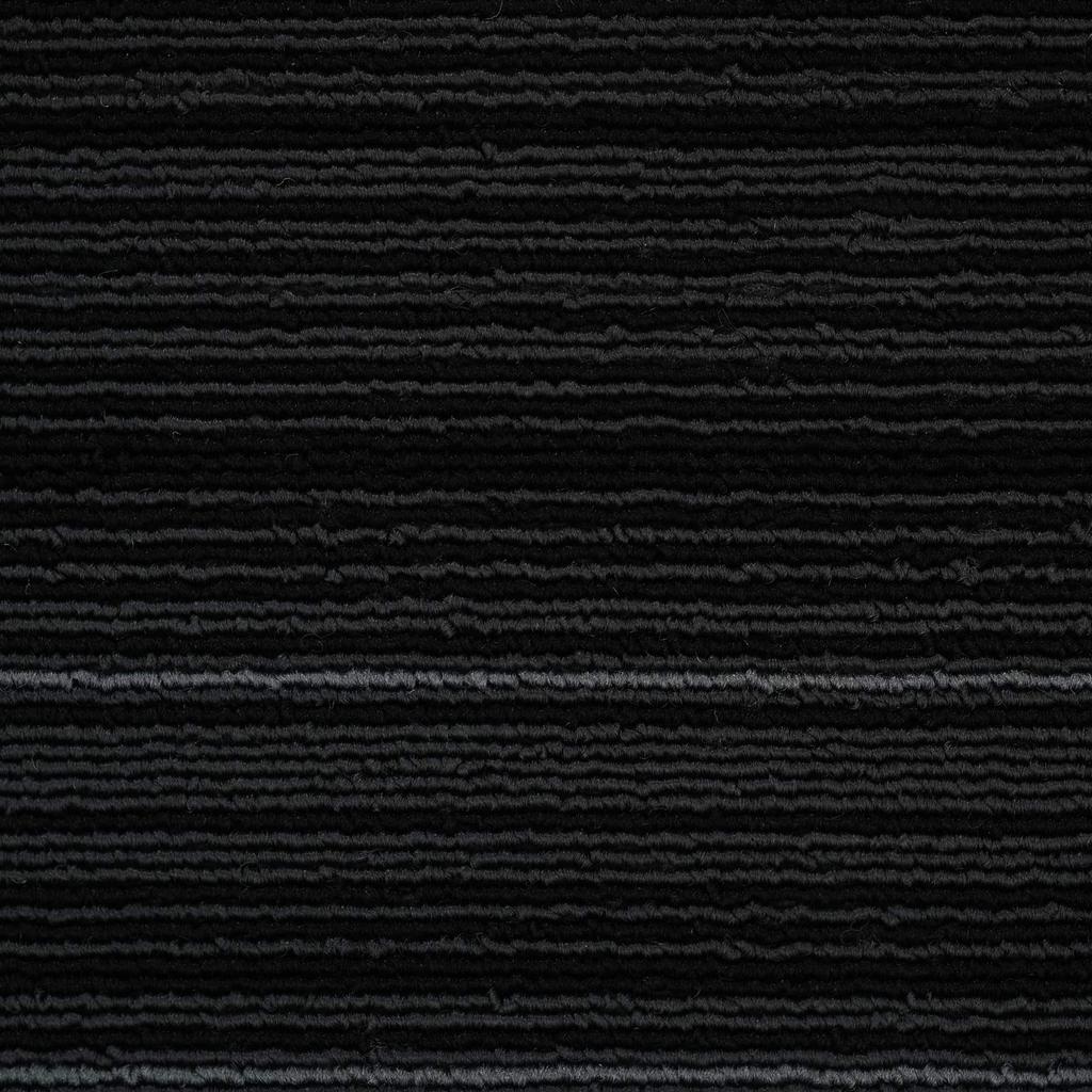Striped Dark Gray Carpet Tile 50 x 50 cm 4 pcs