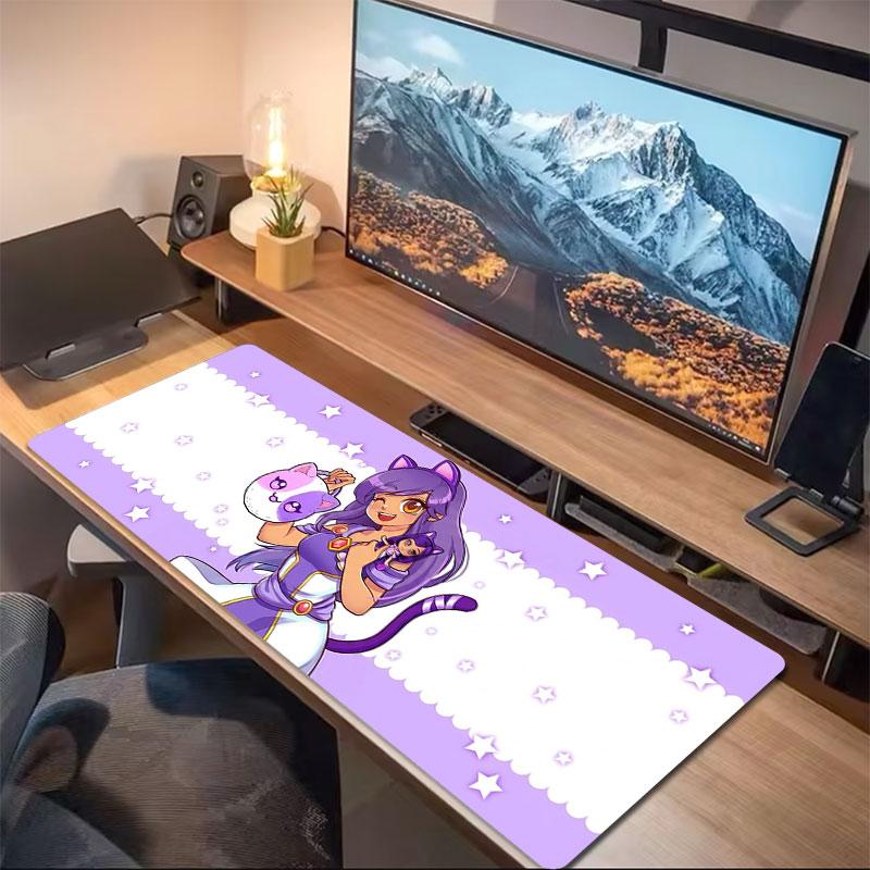 Aarmau Large Size Mouse Pad Large Gaming Table Cushion Nonslip Laptop Tablet Big Mousepad Xxl Mat Mini Pc Playmat With Lock Edge