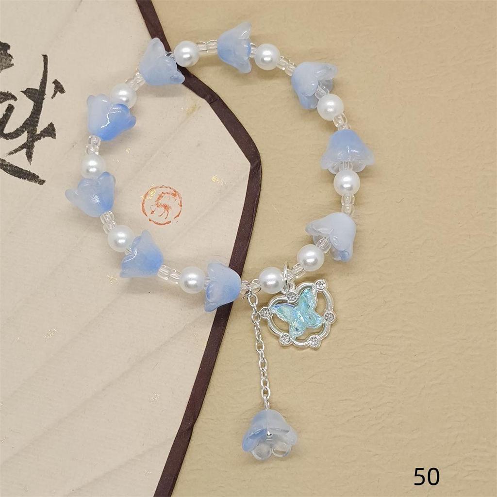Mori Style Mermaid Crystal Bracelet - Sweet, Versatile Design for Women, Students, and Best Friends.
