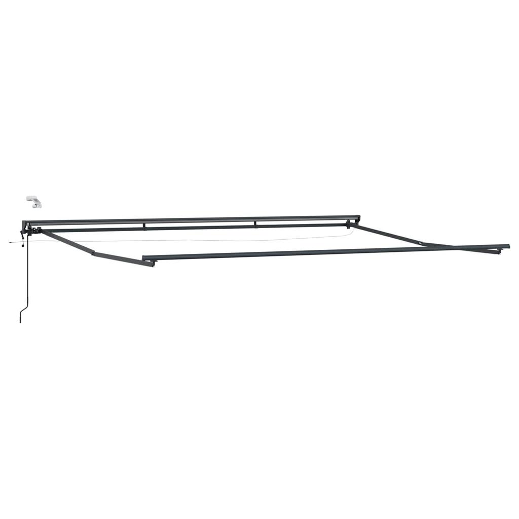 Electric Retractable Awning Anthracite 4 X 2 M