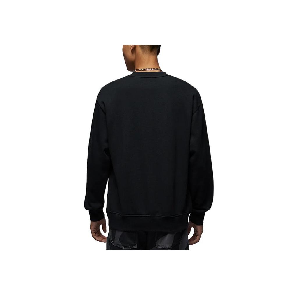 Jordan Essentials FW24 Crew Neck Sports Letter Pattern Long Sleeve Sweatshirt Men Sweatshirt Black HV9284010