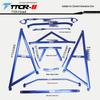 Compatible Sway Bar Chassis Strengthening Parts for 8th–11th Gen Civic, with Specific Compatibility for 10th Gen Models.