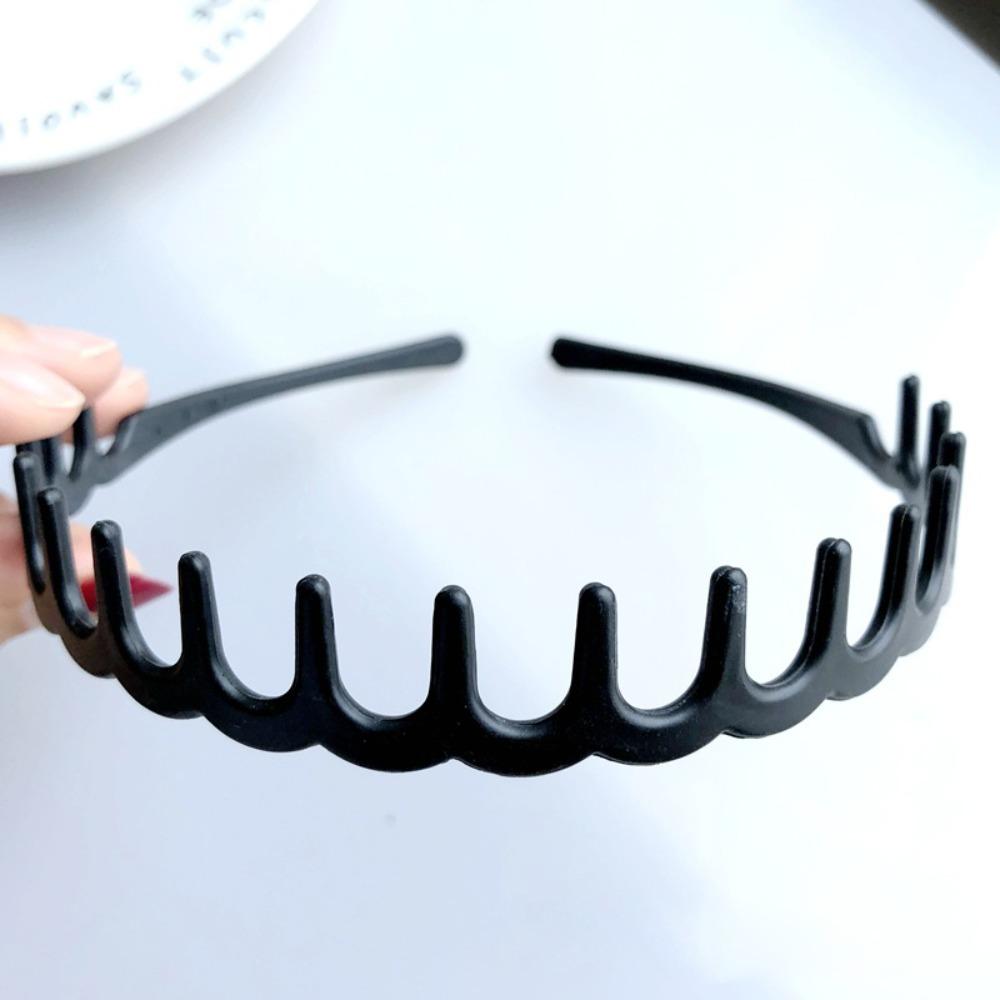 Langer Zahn Haarband Wellenförmig Haaraccessoires Neues Stirnband Männer