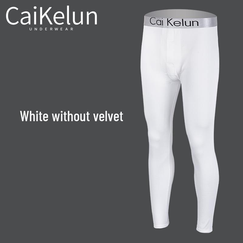 Herren Übergröße Thermofleecegefütterte Wollleggings für den Winter - Enganliegend, Verdickt und Warm