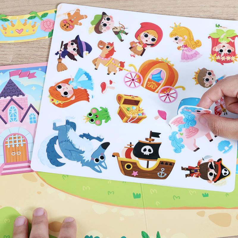 Non-Toxic Reusable Children'S Stickers For Busy Book Creative Diy Toy Durable And Portable For Learning And Education Theme Birthday Gifts