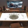 Fenerbahce Druck Kissen Rutschfest Laptop Tablet Großes Mauspadd XXL Matte Mini-PC Spielmatte Mit Verriegeltem Rand