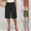 Lässige Shorts mit Taschen für Damen, Strandhose