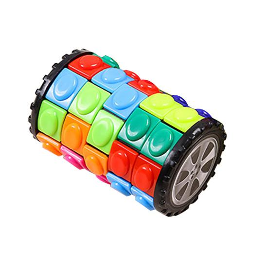 Stress Relief Puzzle Fidget Spinner, Brain Teaser Rolling Puzzle Stick Toy, Focus Aid Decompression Desk Toy for Home, Office, Travel