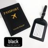 PU Leather Passport and Luggage Tag Set