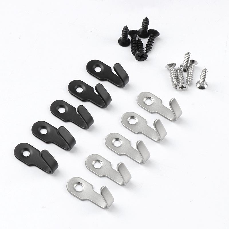 Stainless Steel Mini Single Coat Hook for Home, Hotel, Bathroom, Entryway, and Toilet - Ideal for Clothes and Hats