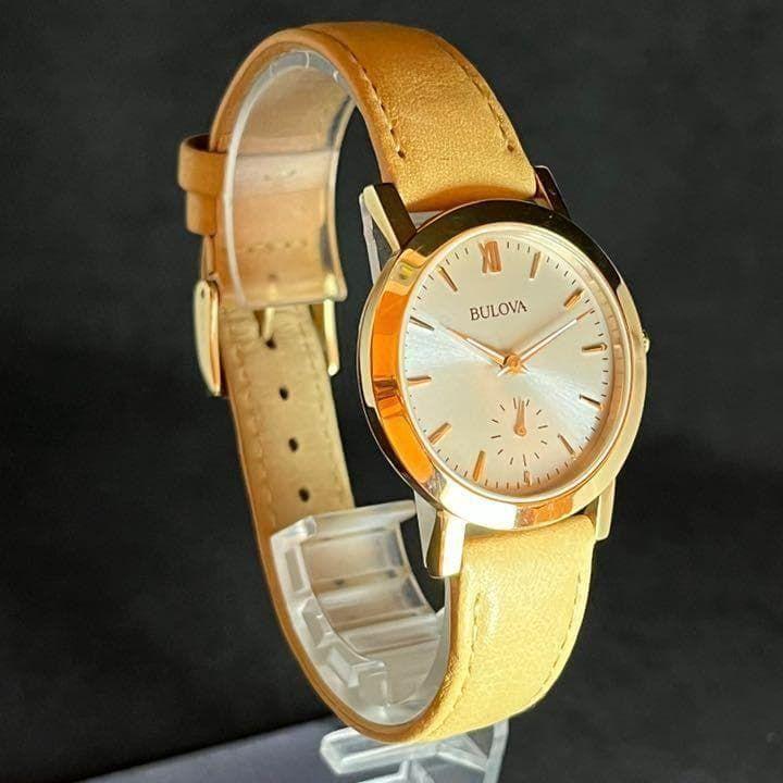 Used [BULOVA] Bulova/Ladies Watch/Stylish/Rose Gold Color
