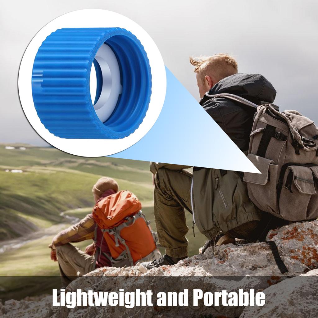 2Pcs Filtration Cleaning Couplings with Gasket Seals Water Filter Coupling Kits for Outdoor Hiking Camping Enduring