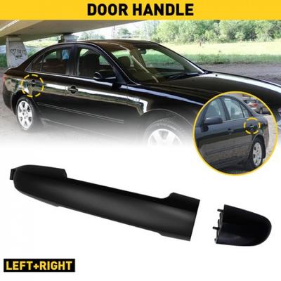 Exterior Rear Door Handle Left or Right Black for 2007 - 2010 Sonata 826513K000