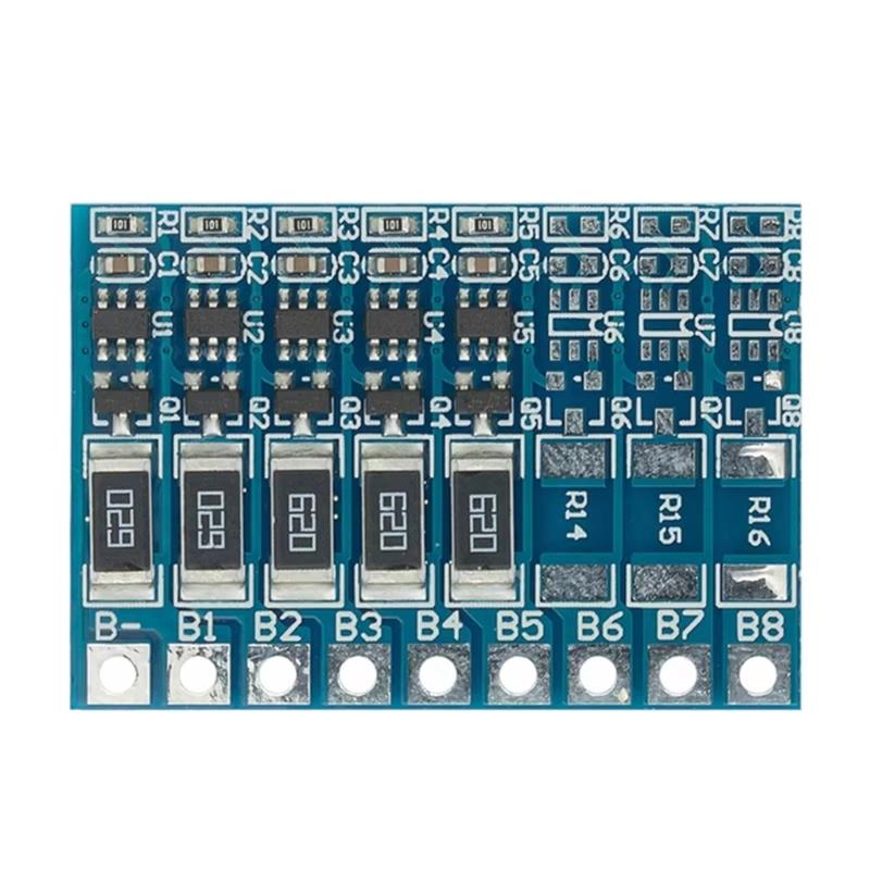 Placa Balanceadora 3S 4S 5S 6S 7S 8S 18650 Balanceamento de Bateria Função de Balanceamento Proteções de Carga Total Substituição de Placa