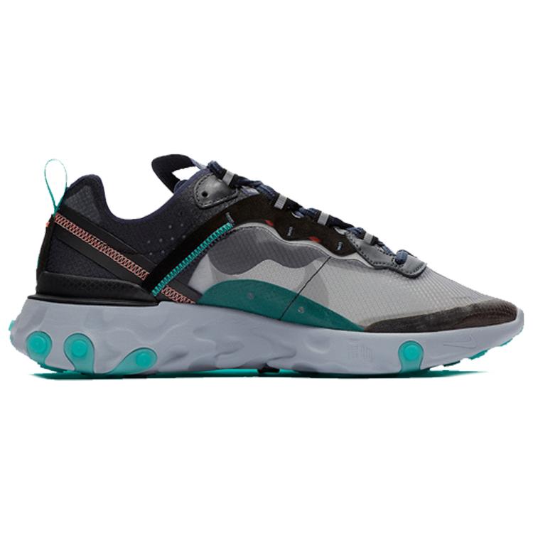 Nike React Element 87 Black Neptune Green AQ1090-005