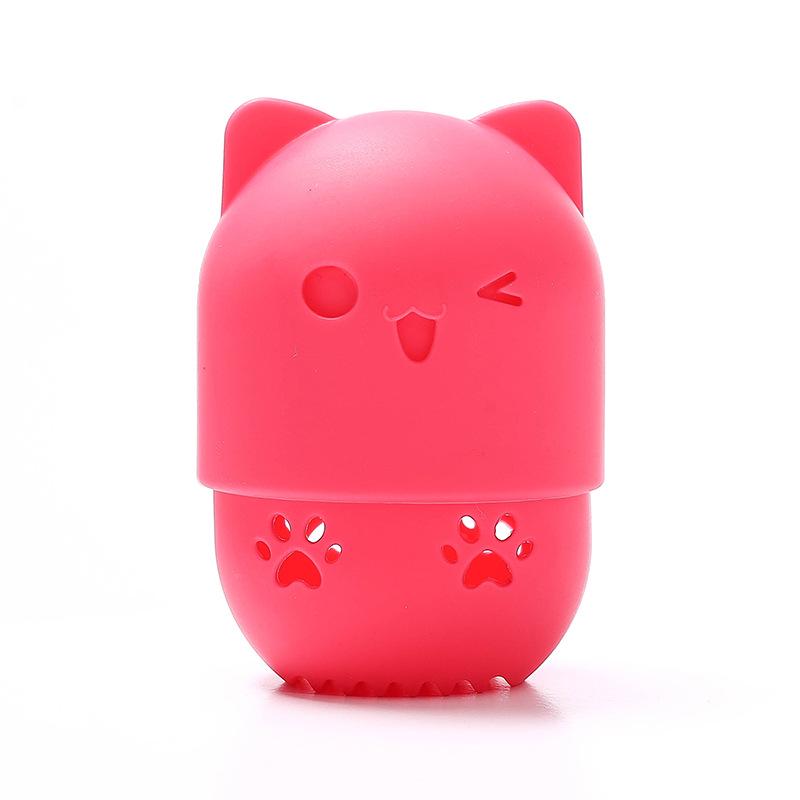 Silicone Makeup Sponge Holder - Moisture & Dust-Proof Storage Box