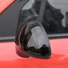 Reversing Mirror Shell Black Rearview Mirror Decorative Body Color Sticker For LEAPMOTOR T03 Front Bar Sticker Car Accessories