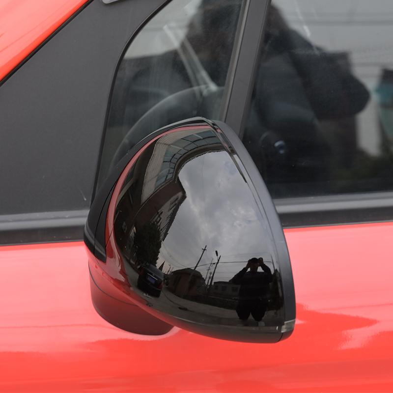 Reversing Mirror Shell Black Rearview Mirror Decorative Body Color Sticker For LEAPMOTOR T03 Front Bar Sticker Car Accessories