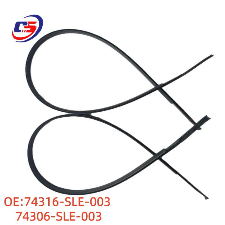 Honda Odyssey Roof Seal Strip Gutter, Parts 74306-SLE-003 & 74316-SLE-003. 74316-SLE-003 74306-SLE-003