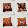W-Turnings-Reds Bear Case Plush Fabric Soft Pillowcase Double Sided Print Cushion Cover Household Gifts