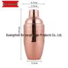 304 Mirror Stainless Steel Etched Pattern Boston Cocktail Shaker
