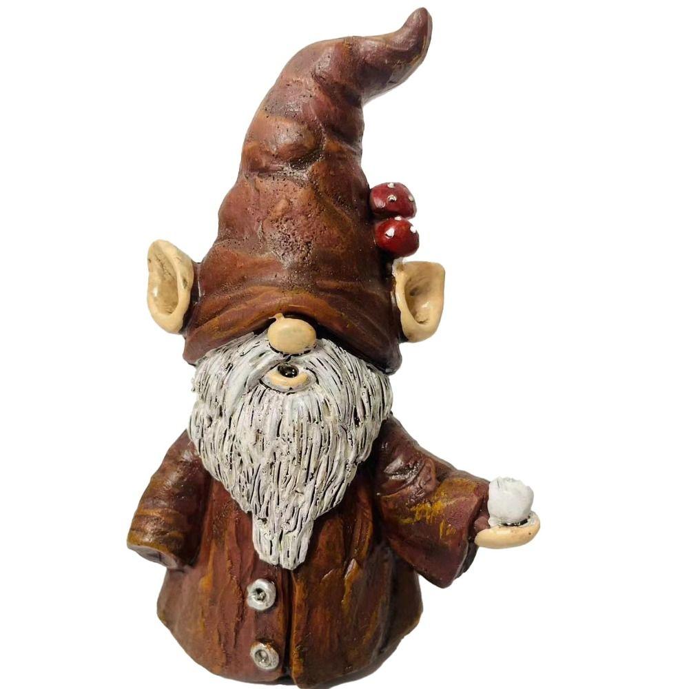 

Смола Гном Подставка для благовоний Конус Кукла Вуду Подставка для благовоний Подставка для сжигания благовонных конусов Рождество Gnome