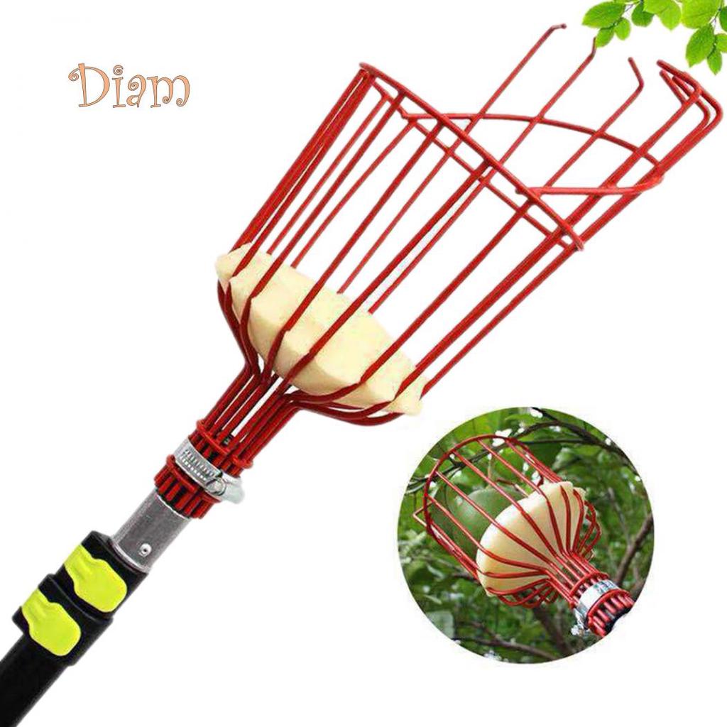 FS Horticultural Garden Fruit Picker Basket Apple Pear Peach Picking Catcher Tool
