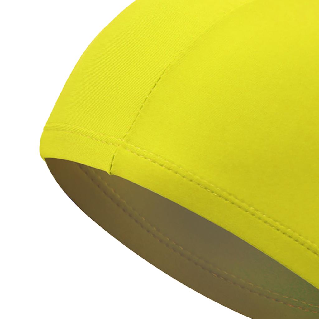 Swimming Cap High Elasticity Thick Bathing Cap Polyester Swimming Hats for Women Men