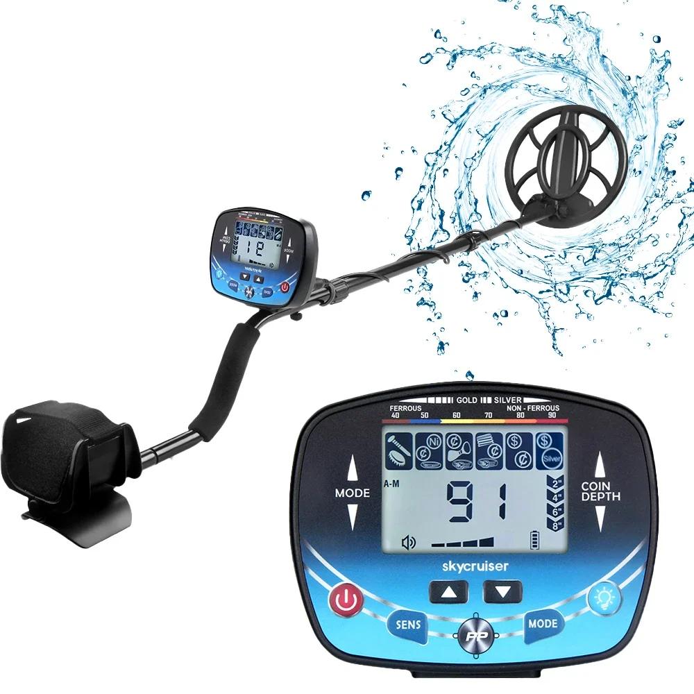 

Металлоискатель MD910B Профессиональный детектор для поиска сокровищ Металлический точечный указатель Водонепроницаемый Подземный глубинный желтый детектор золота синий