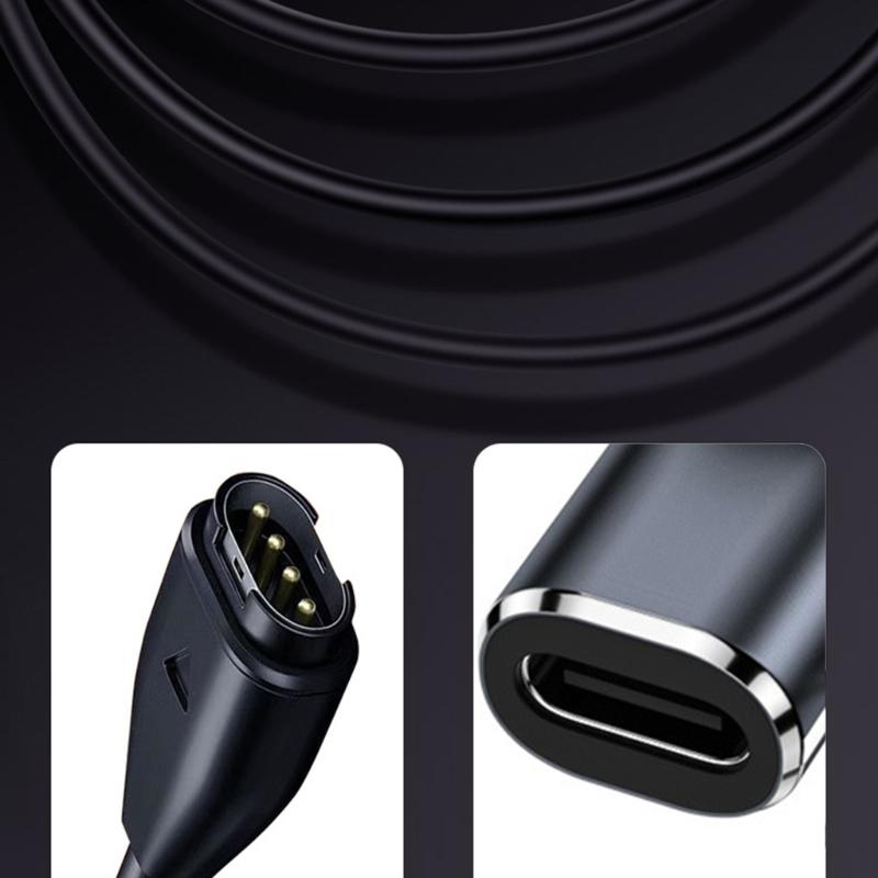 Portable Type C Charging Cord Suitable For 7 6S 6 5S 5 955 965 45 45S 245 Smartwatches, Includes Dust Plugs And Lanyard