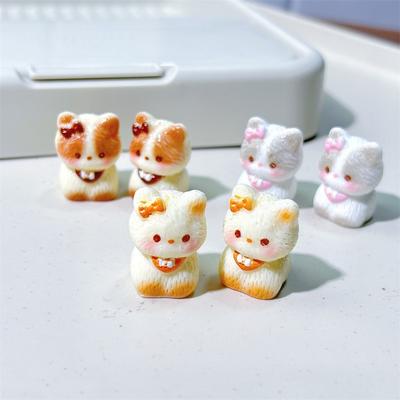 Kreskówkowy Uroczy Dodatki do Deski Rozdzielczej Mini Kot Żywiczny Ogród Miniaturowy Rękodzieło Akcesoria DIY