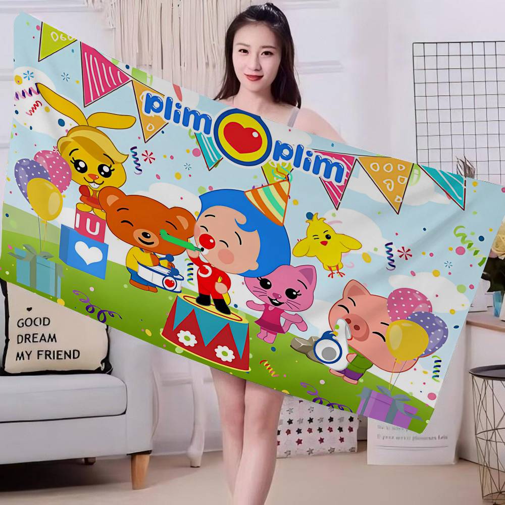 P-Plim P-Plim Beach Towel Colorful Bath Towels for Girl Microfiber Quick Dry Custom Sand Free Beach Yoga Spa Gym Pool