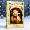 Call Duck Advent Calendar 2025 24 Days Surprise Christmas Countdown Calendar with 24 Acrylic Duck Ornaments Gifts for Toddlers Boys Girls