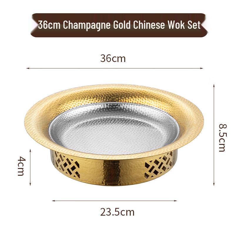 Stainless Steel Dry Pot Set with Alcohol Stove