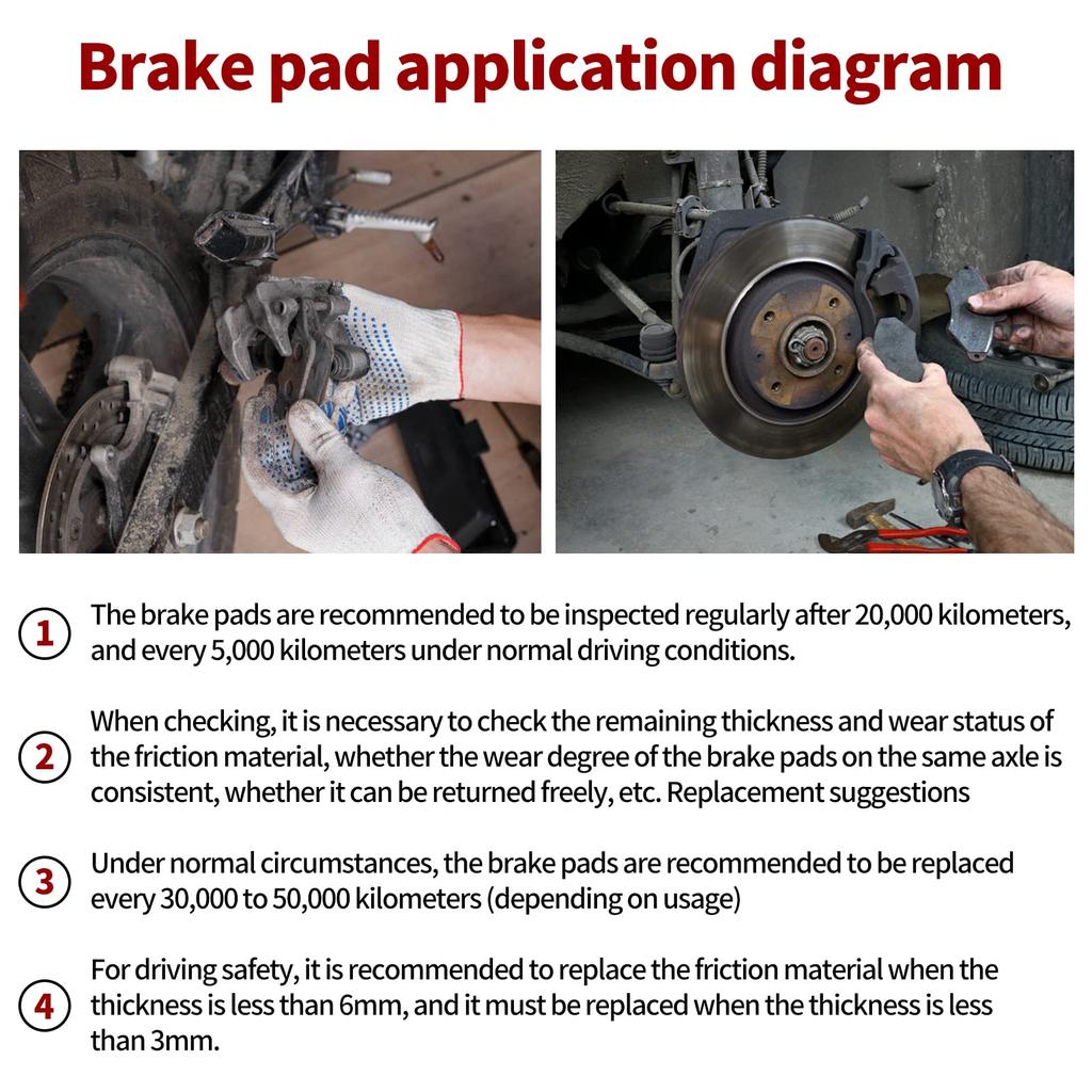Road Passion Motorcycle Front Brake Pads for KAWASAKI W650 (EJ 650 A/C) 1999-2005 / W800 (EJ 800) (All Models) 2011-2015