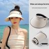 XIN SHENG XIANG Summer Large Brim Foldable Sun Visor