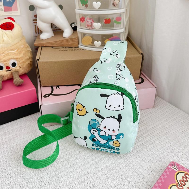 Cute Cartoon Children's Backpack: Trendy Casual Small Bag for Kindergarten Girls - Crossbody or Chest Style
