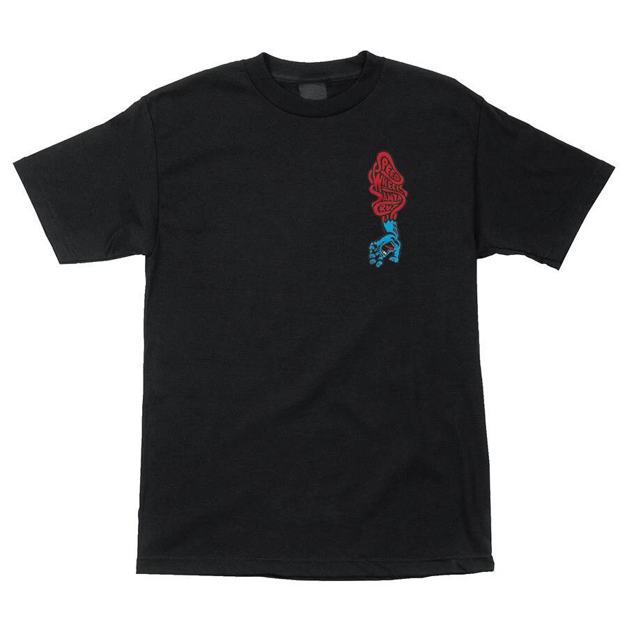 Santa Cruz Skateboards Shirt Screaming Hand Scream Black 2XL