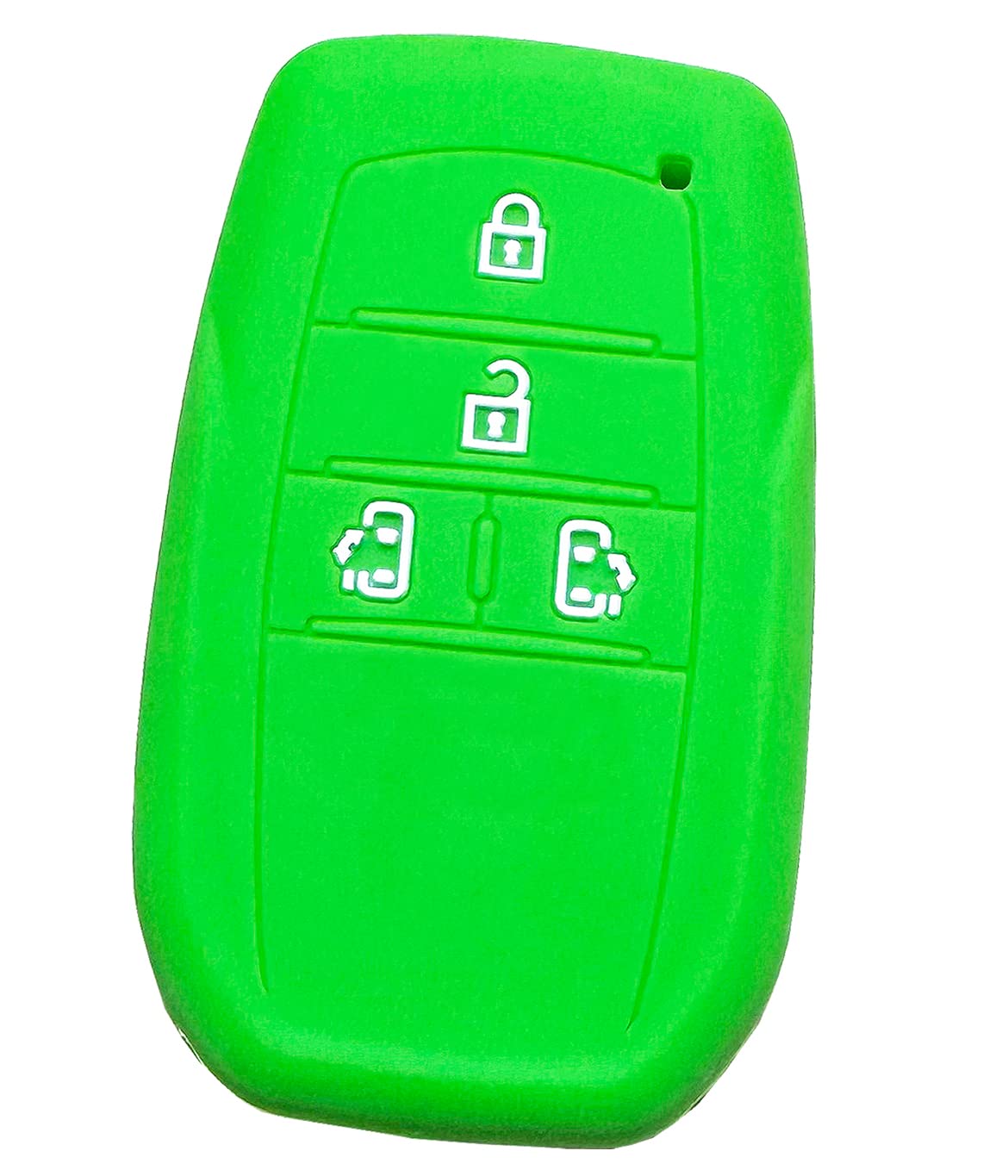 

Силиконовый чехол для смарт-ключа IKT для автомобилей Toyota, 4 кнопки, Зеленый/Новый Noah (2022~), новый зелёный
