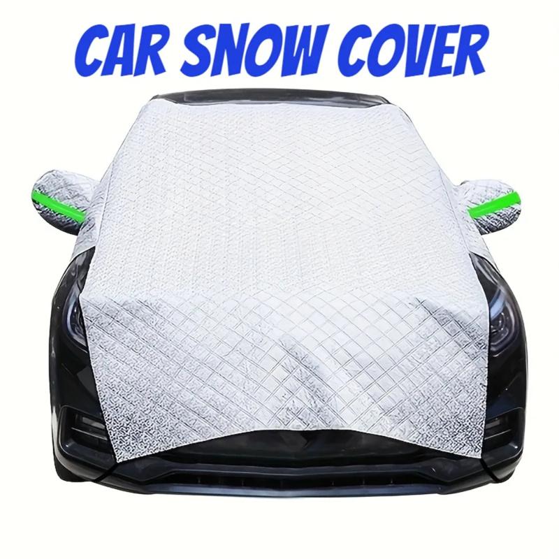 Large Car Windshield Cover For Sun Ice Snow Windshield Protection For Van Suv Front Window Windproof Waterproof Sunshade Cover